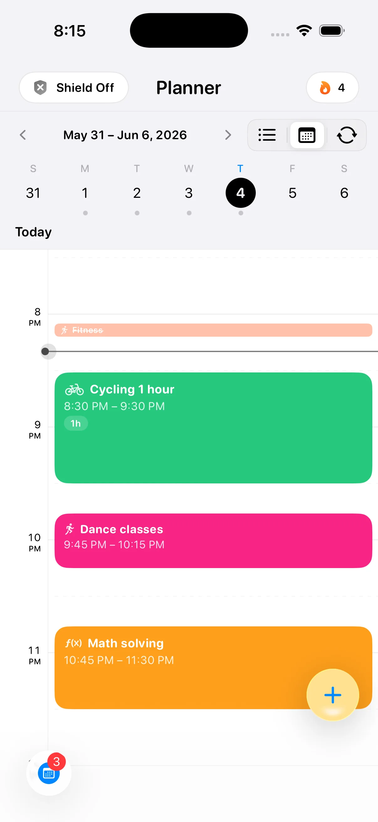 Deeply focus planner